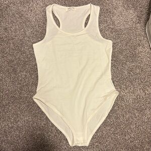 Worn 1x Zanana size medium white body suit
